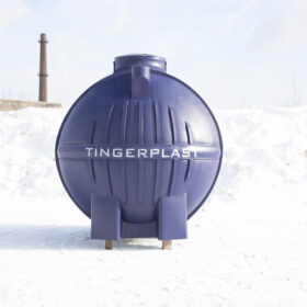 Пластиковая ёмкость TINGERPLAST PT 10, синяя