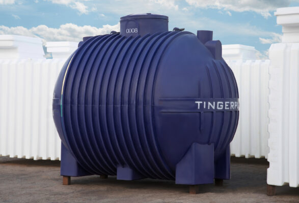 Пластиковая ёмкость TINGERPLAST PT 10, синяя