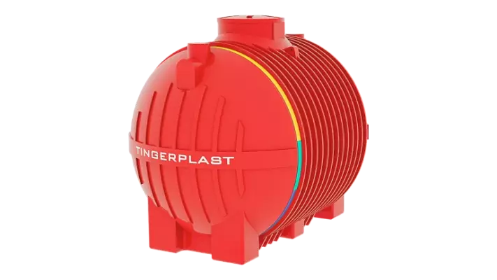 Пластиковая ёмкость TINGERPLAST PT 10, красная