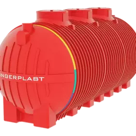 Пластиковая ёмкость TINGERPLAST PT 20, красная