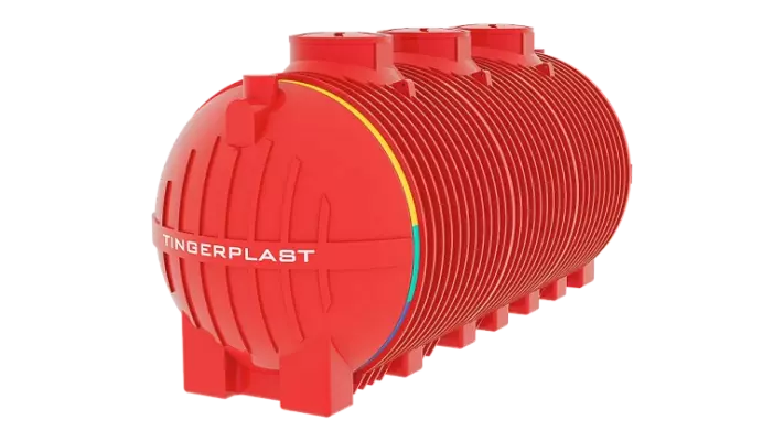 Пластиковая ёмкость TINGERPLAST PT 20, красная