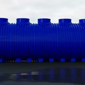 Пластиковая ёмкость TINGERPLAST PT 30, синяя