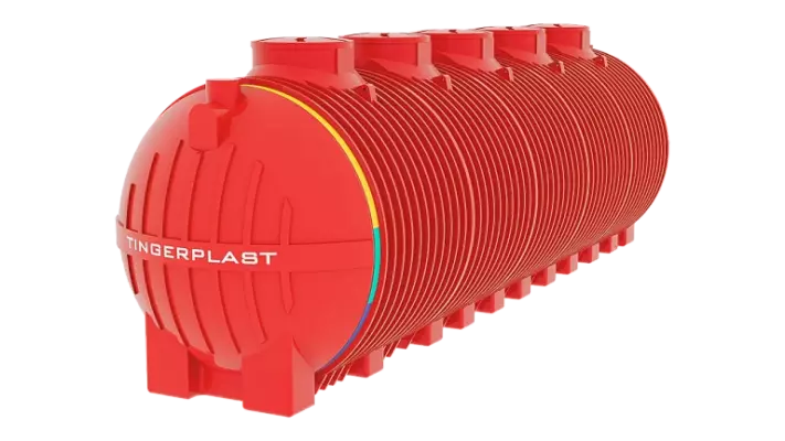 Пластиковая ёмкость TINGERPLAST PT 30, красная