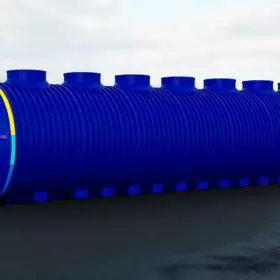 Пластиковая ёмкость TINGERPLAST PT 40, синяя