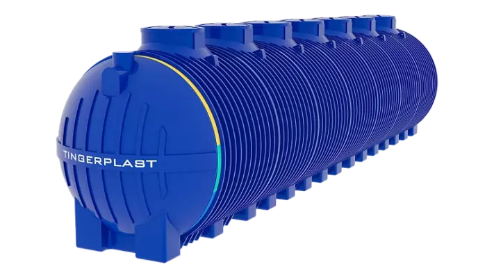 Пластиковая ёмкость TINGERPLAST PT 40, синяя
