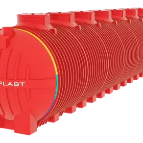 Пластиковая ёмкость TINGERPLAST PT 40, красная