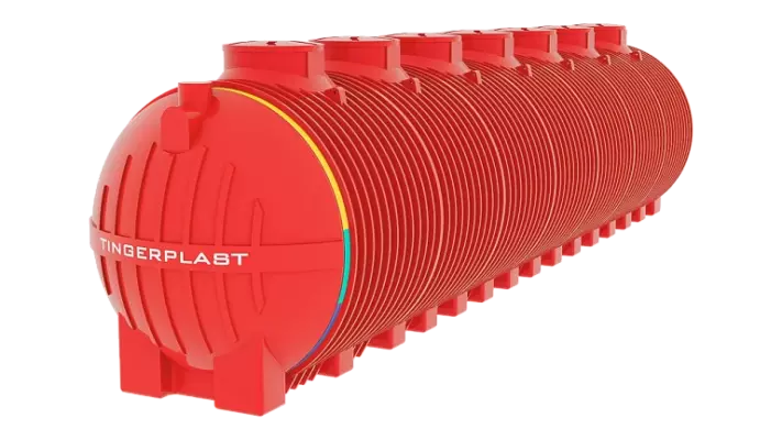 Пластиковая ёмкость TINGERPLAST PT 40, красная