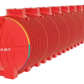 Пластиковая ёмкость TINGERPLAST PT 50, красная
